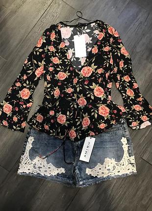 Блуза в квіти 2