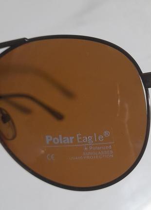 Очки солнцезащитные с поляризацией мужские авиаторы капли3 фото