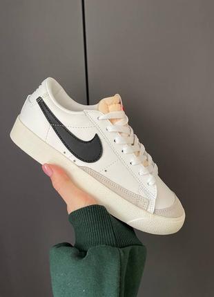 Кросівки nike blazer low white black