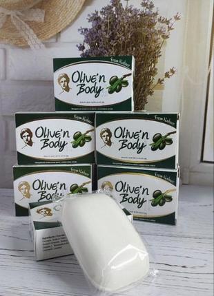 Натуральное косметическое мыло с оливковым маслом olive’n body, 100г1 фото