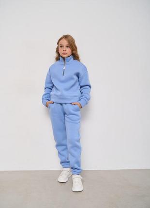 Теплий яскравий костюм для дівчинки lumina fleece kids6 фото