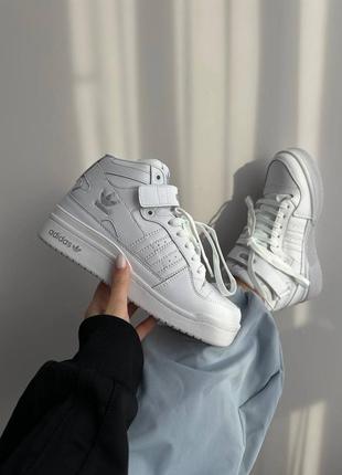 Кроссовки женские зимние adidas forum winter, кроссовки жемнее адидас