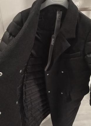 Нове пальто add куртка на пуху пуховик 75% вовна 100% пух преміум адд італію6 фото