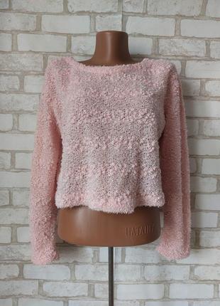Светр на дівчинку короткий пудровий new look