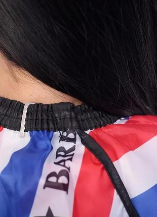 Накидка парикмахерская, для стрижки, барбер, пеньюар парикмахерский barber