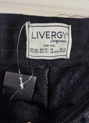 Мужские теплые с начесом спортивные штаны livergy германия р.3xl, 4xl5 фото