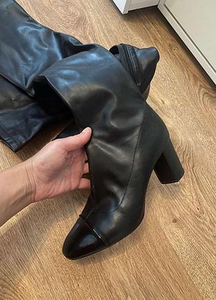 Стильные ботфорты zara