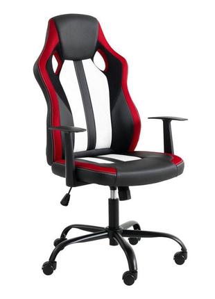 Крісло геймерське чорний/червоне з регульованням  висоти daymart
