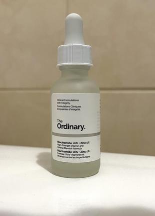 Сироватка the ordinary niacinamide 10 % + zinc 1 %  #розвантажую