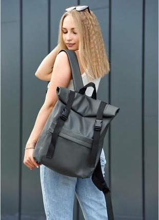 Рюкзак ролл sambag унисекс rolltop milton графитовый