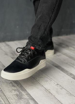 Nike air grey low black white, мужские кроссовки найк