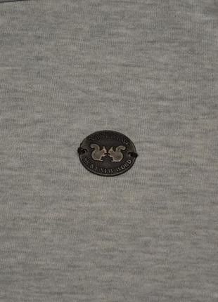 Оригінальне м'яке трикотажне худі світло-сірого кольору naketano германія s.6 фото