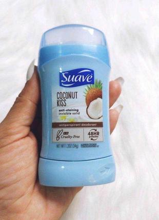 Suave coconut kiss deodorant1 фото