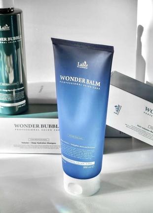 Зволожуючий експрес-бальзам для волосся la’dor wonder balm1 фото