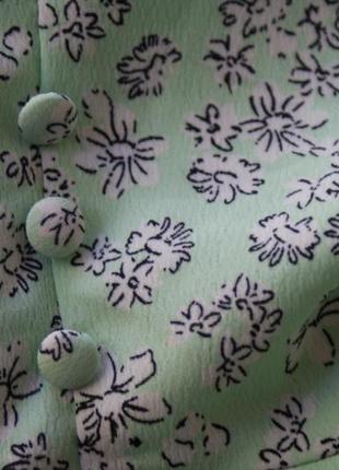 Актуальный топ блуза цветочный принт с пуговицами от primark2 фото
