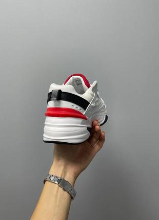 Кросівки nike m2k tekno ‘white red’8 фото