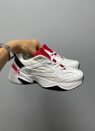 Кросівки nike m2k tekno ‘white red’1 фото