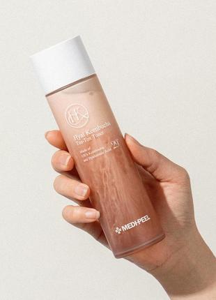 Увлажняющий тонер с комбучей medi-peel hyal kombucha tea-tox toner2 фото
