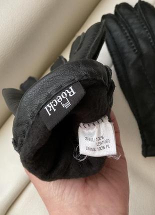 Roeckl кожаные теплые перчатки