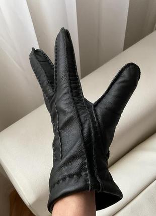 Roeckl кожаные теплые перчатки7 фото