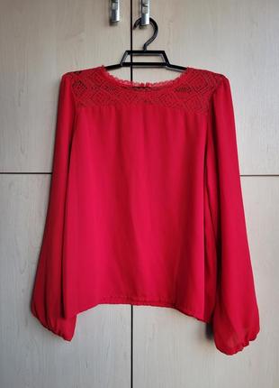 Красная блузка. рубашка