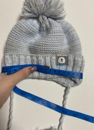 Зимняя шапка с шарфом6 фото