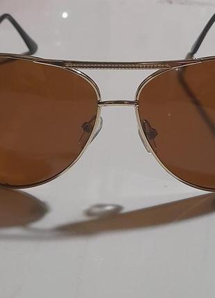 Очки солнцезащитные с поляризацией мужские капли авиаторы2 фото