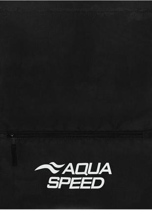 Сумка aqua speed gear sack zip 9322 чорний уні 45х34см