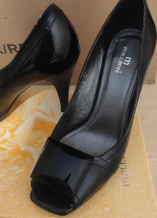 Туфли женские черные лаковые