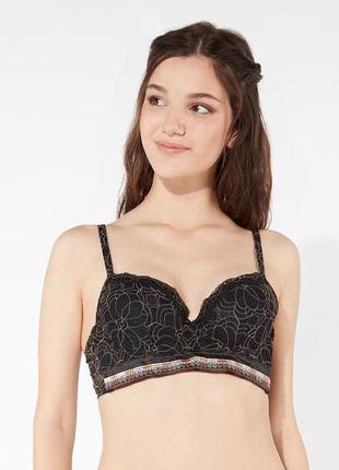 Изысканный бюстгальтер-балконет push-up от tezenis (модель berlin)3 фото