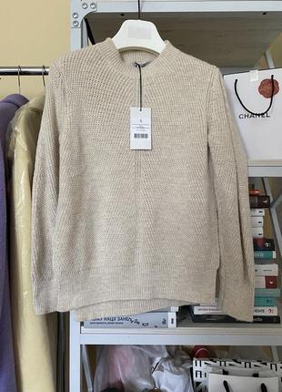 Стильный базовый вязаный свитер джемпер na-kd