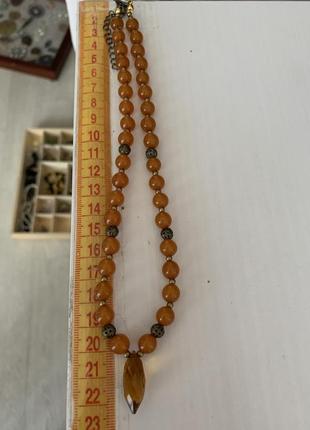 Ожерелье винтаж янтарь янтарь калининград6 фото