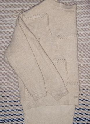 Пуловер из натуральной шерсти на осень2 фото