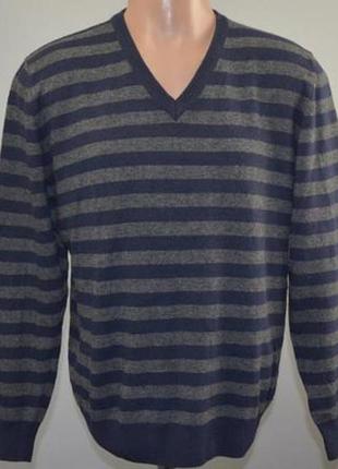 Джемпер у смужку кашемір+ котон gap