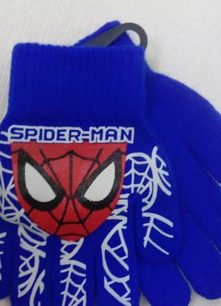 Одинарні перчатки рукавички spider man