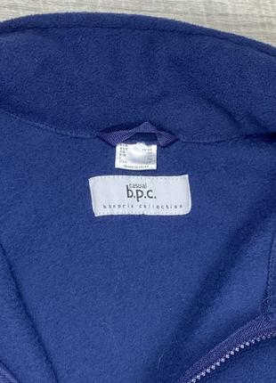 Casual b.p.c. кофта 50 размер флисовая синяя оригинал