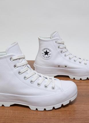 Converse chuck taylor lugged кожаные кеды ботинки оригинал3 фото