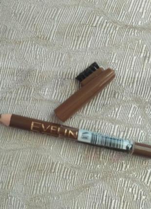 Контурний олівець для брів , відтінок blonde ( світло - коричневий)3 фото