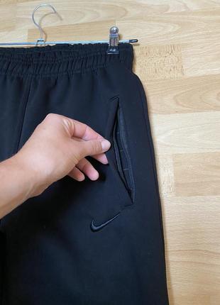 Теплые мужские спортивные штаны nike на манжете. 🖤🖤🖤4 фото