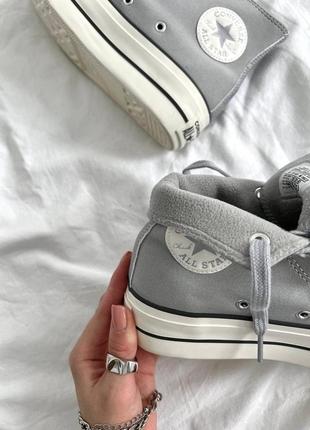 Теплі кеди в стилі converse7 фото