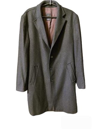 Мужское классическое пальто bugatti 44r шерсть и кашемир2 фото