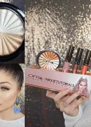 Ofra glow up highlighter palette multicolor with nikkie tutorials5 фото