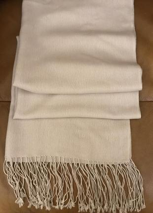 Большой шарф палантин натуральный