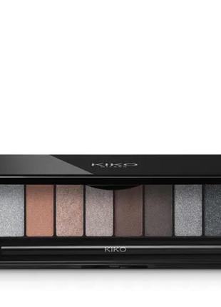 Тіні кіко палетка kiko soft nude eyeshadow palette 03 cool shades4 фото