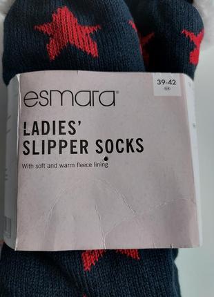 Брендовые теплые домашние носки со стоперами3 фото