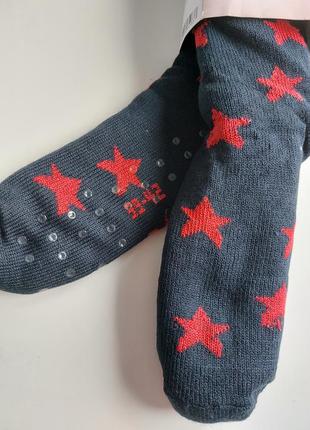 Брендовые теплые домашние носки со стоперами2 фото