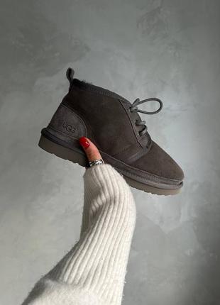 Угги ugg neumel grey1 фото