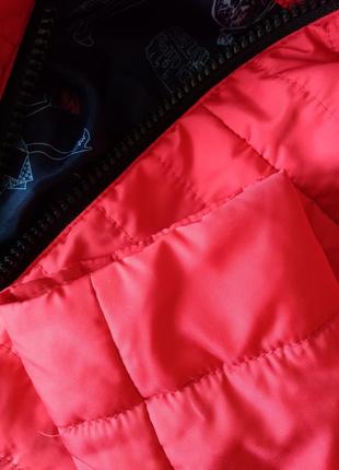 Р 10 / 44-46 красная куртка на молнии с капюшоном9 фото