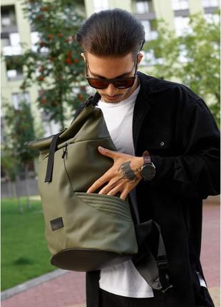 Рюкзак ролл sambag унисекс rolltop kqn хакі 24320119m7 фото