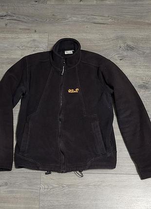 Коттоновая худи толстовка jack wolfskin
